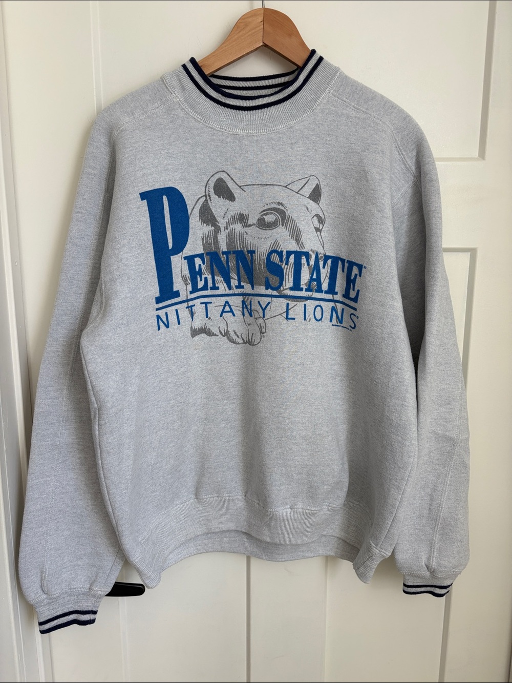 Vintage 90s Penn State Nittany Lions Ringer Collar Sweatshirt